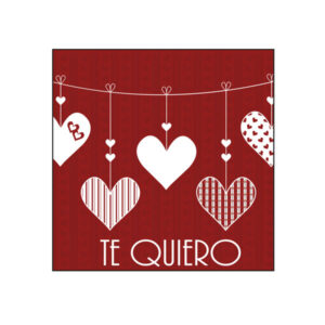 Etiqueta "Te quiero" 40x40 (500u)