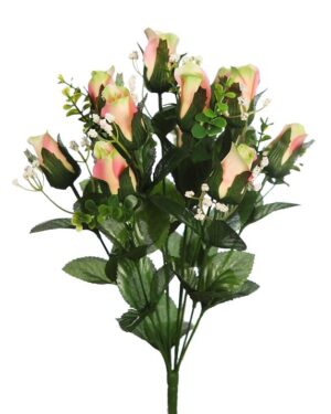 Ramo Red. Capullos Pani Rosa 40cm