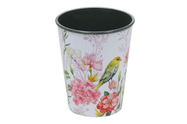 Macetero Plástico Birds 13x13x16
