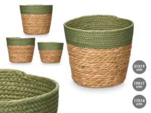 Cestos Red. Set 3 Alto Verde 22x22x19