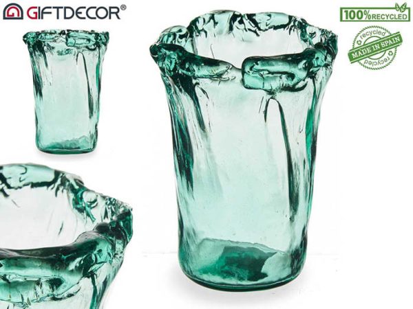 Jarrón Vidrio Pañuelo 25cm