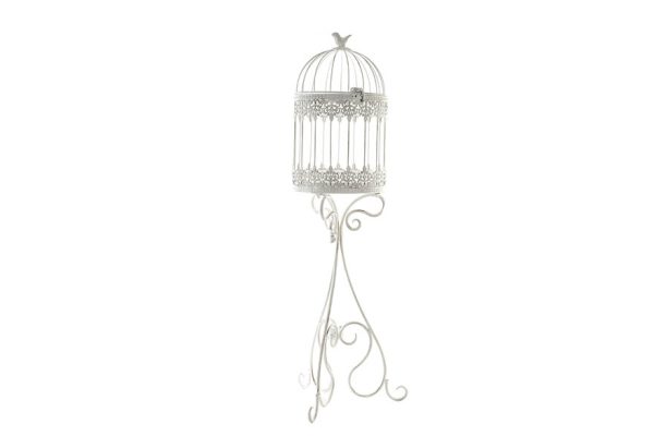 Jaula Metal 28X83 Pie Blanco