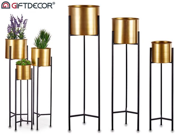 Maceteros Metal Tripode Set 3