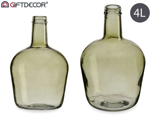 Garrafa Cristal 4 l. Verde