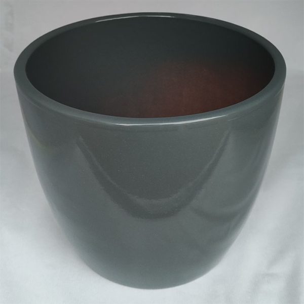 Maceta Cazorla 17 Gris Brillo