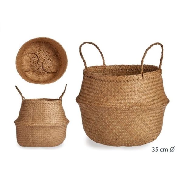 Cesta Junco Marino 35cm Natural