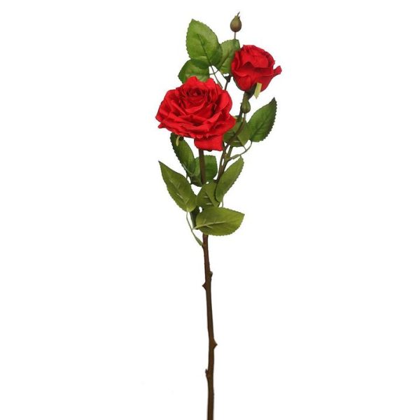 Vara Rosa x2 70cm Rojo