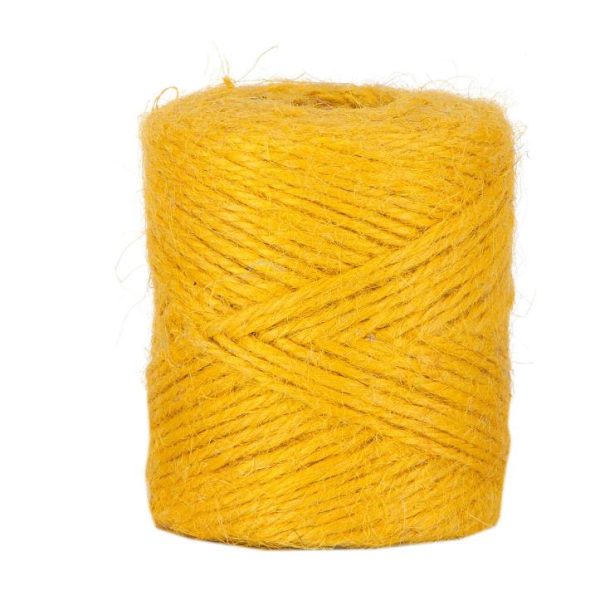 Cordón Yute 100gr Amarillo
