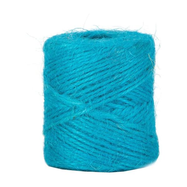 Cordón Yute 100gr Turquesa