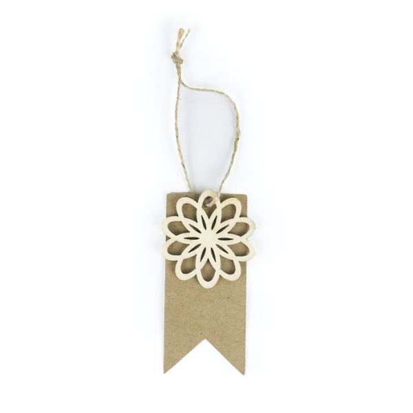 Tarjetas Adorno Madera (pack 24)