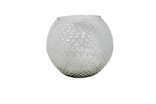 Pecera 12cm Diamond Cristal Transp.
