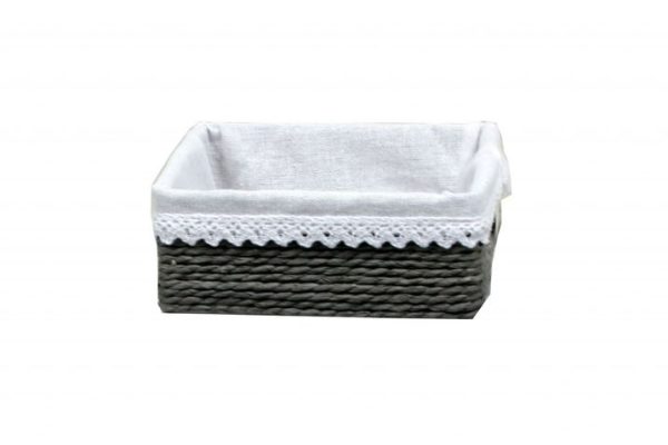 Caja Tiras Papel Gris 23x33x6