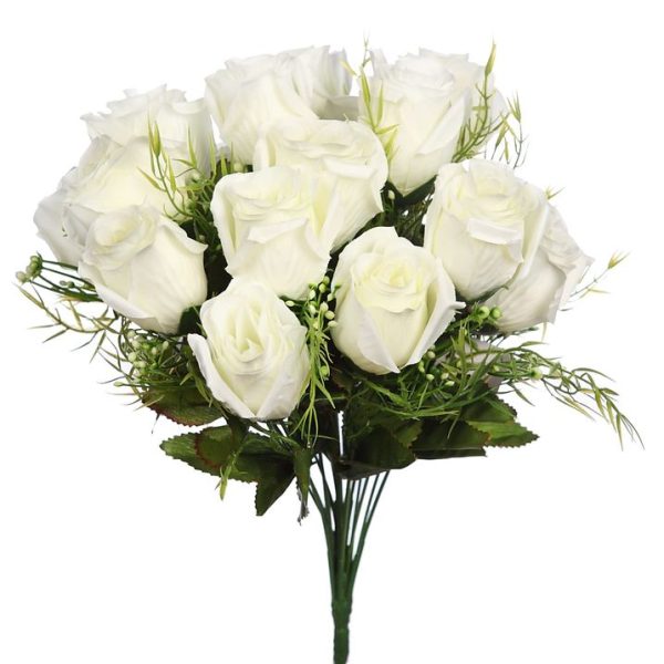 Ramo Red. Capullos Blanco 40cm
