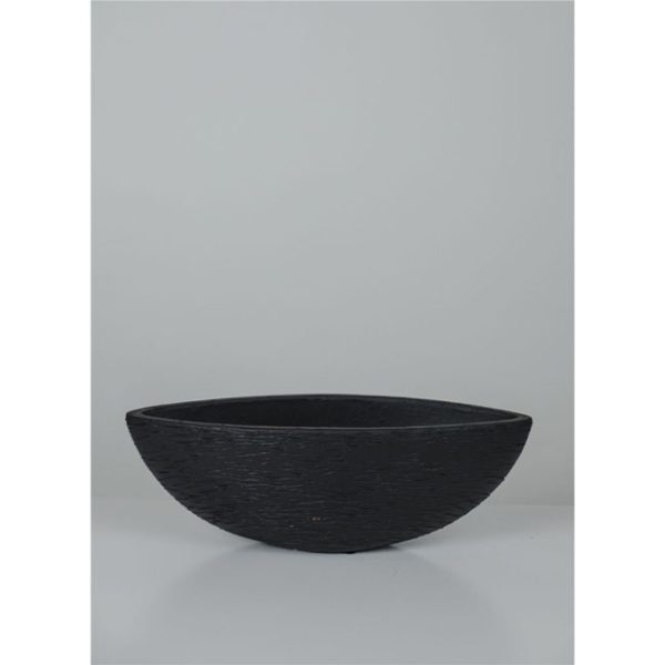 Jardinera Barco 35cm Negra