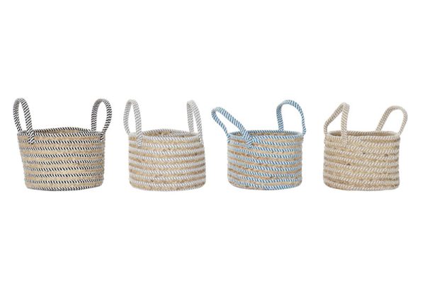 Cesta Algodon Fibra 25x25x28