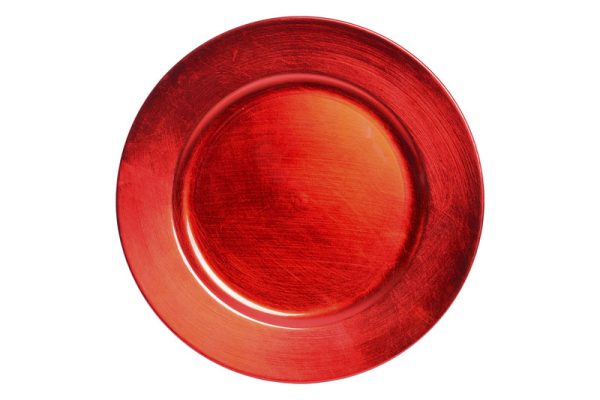Centro Mesa 33x33x2 Rojo