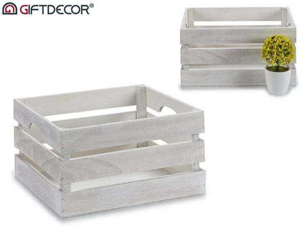 Caja Blanca Envejecida 31x22x16cm