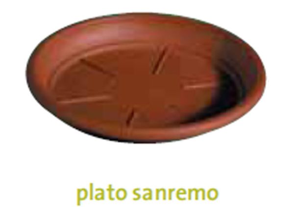 Plato Sanremo 22cm Rojo