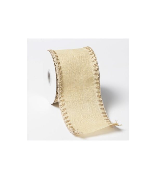 Cinta crema hilo crema texpak 1649-25 60mm x 10m
