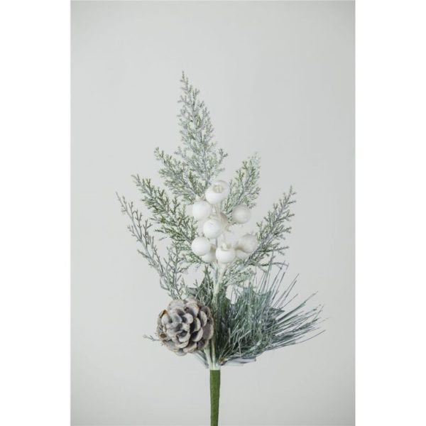 Vara Muérdago Blanco 43cm