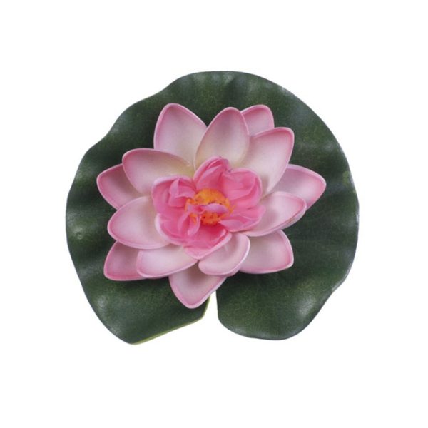 Lotus Flotante 10cm Rosa