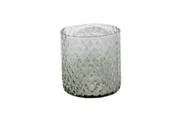 Cilindro Cristal 15x15 Diamond Transp.