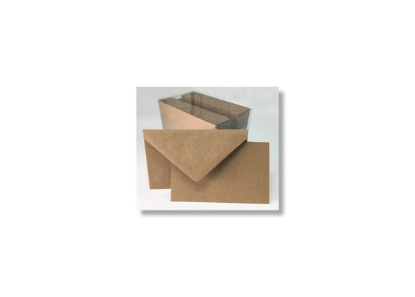 Sobres y Tarjetas Kraft 7x11 (100u.)