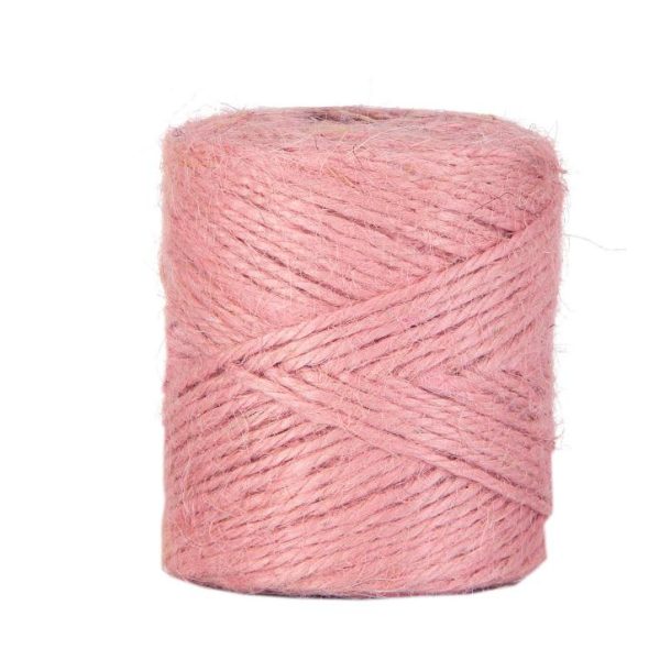 Cordón Yute 100gr Rosa