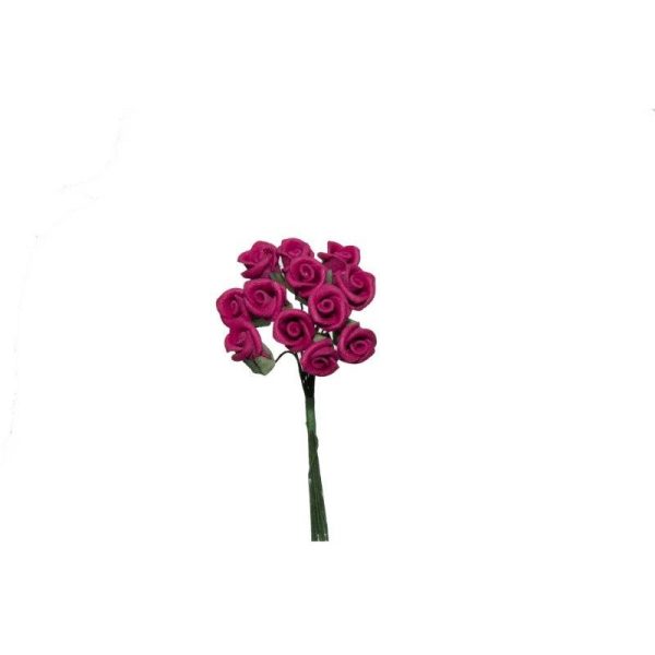 Rosa Mini Foam Burdeos