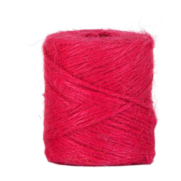 Cordón Yute 100gr Fucsia