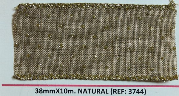 Cinta Destello Natural 38x10