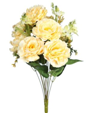 Ramo Red. Peonias 42cm Crema