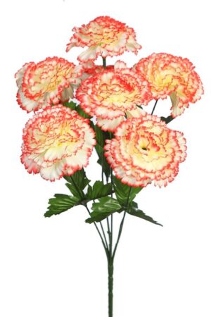 Ramo Red. Clavel  42cm Blanco