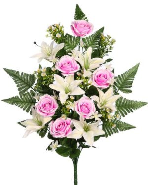 Ramo Front. Rosas Lili 60cm Lila