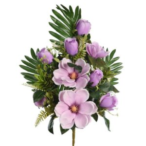 Ramo Front. Magnolias 62cm Morado