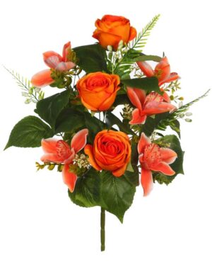Ramo Red. Cymbidium Rosas 46cm Naranja