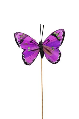 Pick Mariposa 10cm Morado