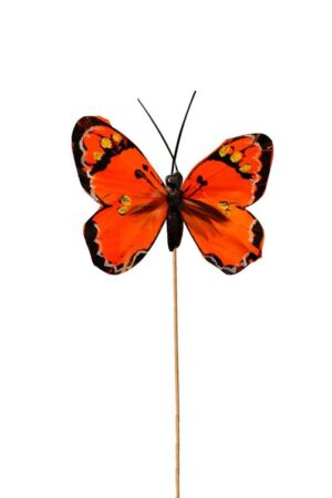 Pick Mariposa 10cm Naranja