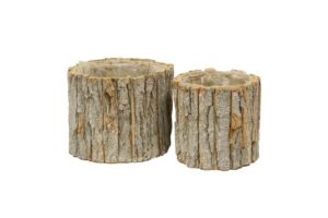 Maceta Madera Set 2