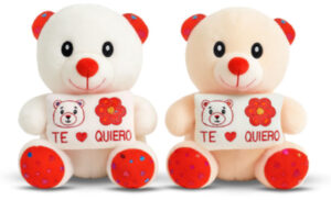 Peluche Osito Te Quiero 21cm Blanco-Beig