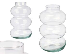 Jarrón Cristal Burbuja 35cm