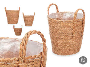 Cestos Cónicos Esparto Set 3