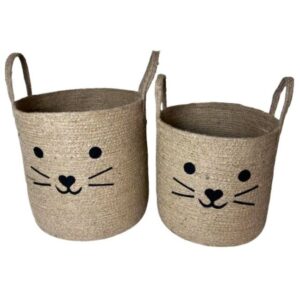 Cesto Mimbre Infantil 32x30 (Set 2)