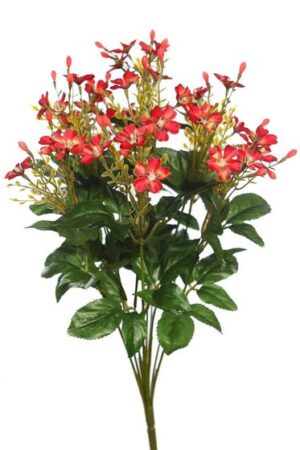 Ramo Front. Flor Cera 45cm Rojo