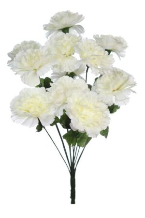 Ramo Red. Clavel 50cm Blanco