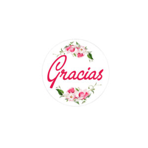 Etiqueta Adva. "Gracias" rollo 250u.