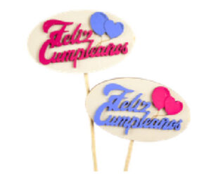 Pin "Feliz cumpleaños" 11x6cm